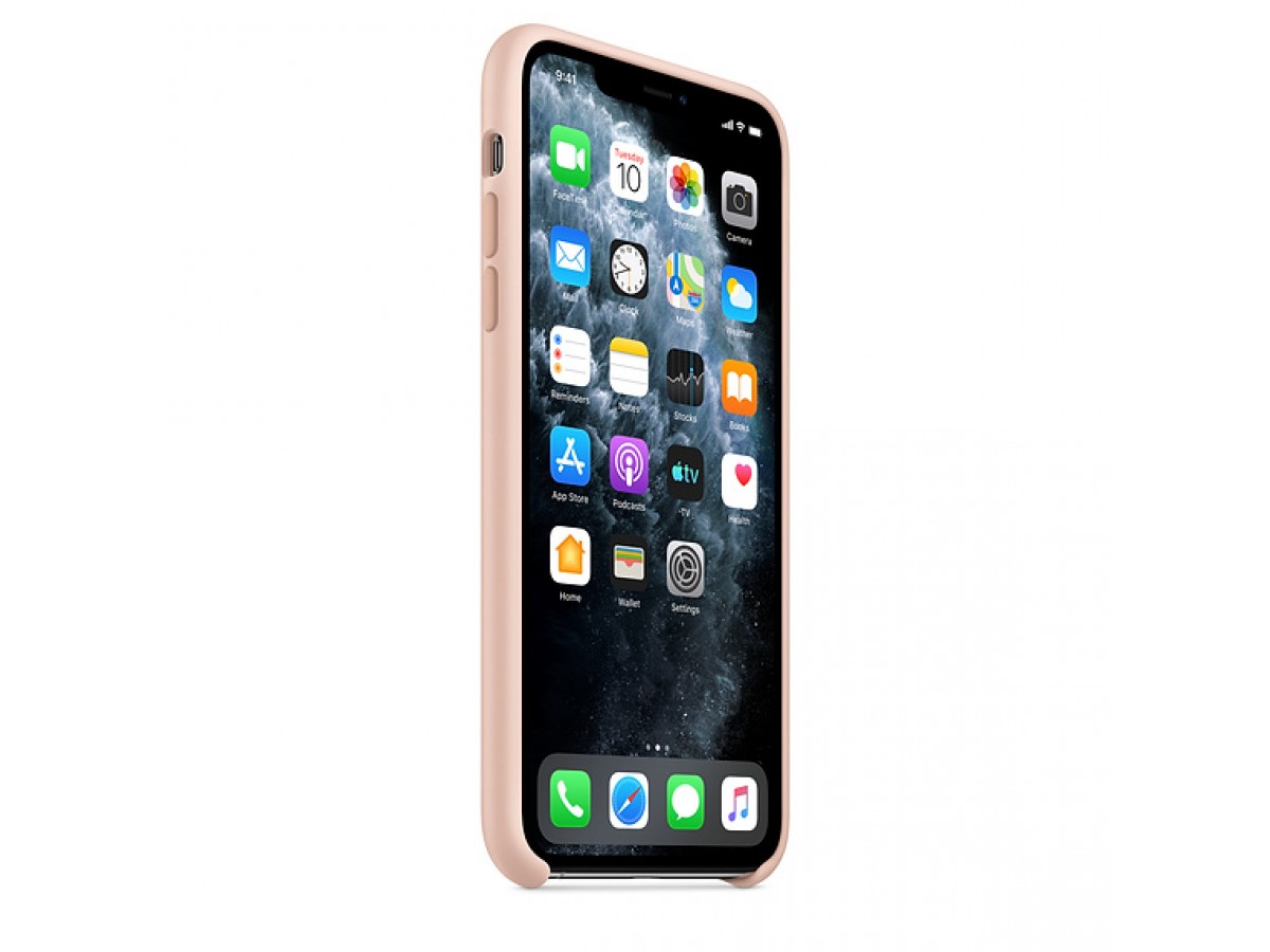 Чехол Silicone Case для iPhone 11 Pro Max светло-розовый